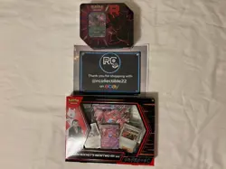Pokemon TCG Team Rocket Mewtwo Box and Team Rocket Nidoking Tin Destined Rivals - Image 1