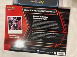 Pokemon TCG Team Rocket Mewtwo Box and Team Rocket Nidoking Tin Destined Rivals - Image 5