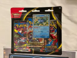 Pokemon TCG Mega Evolution Booster Pack LOT Kangaskhan ex Box & 3 pack blister 2 - Image 2