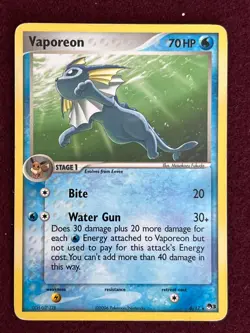 Pokemon Vaporeon POP Series 3 #6/17 LP - Rare NON-HOLO - Image 1