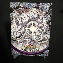 2000 Topps Pokemon TV Animation Edition Onix #95 Blue Topps Logo NM-MT - Image 1