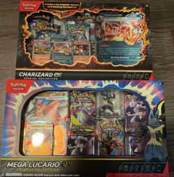 Pokemon Charizard ex Special Collection & Mega Lucario ex Premium Figure Box - Image 1