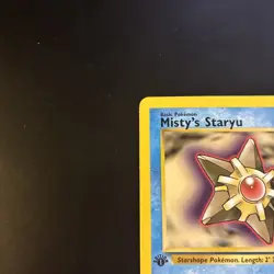 Misty's Staryu 90/132 Common Pokemon Gym Heroes 1st Edition - Image 2