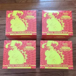 4x Pokemon TCG Sword And Shield Vivid Voltage ETB FactorySealed - Image 1