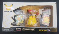 Pokemon TCG Celebrations Premium Figure Collection Pikachu VMAX - STICKER ON TOP - Image 1