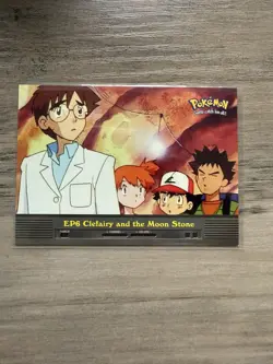 Topps - Pokemon - Clefairy and the Moon Stone - Non Holo - EP6 - Series 2 - Image 1