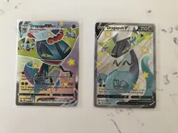 SHINY Pokemon TCG - Dragapult V SWSH096 & Dragapult VMAX SWSH097 Promos NM - Image 1