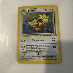Pokemon TCG Pidgeot Jungle 8/64 Holo Unlimited Holo Rare - Image 1