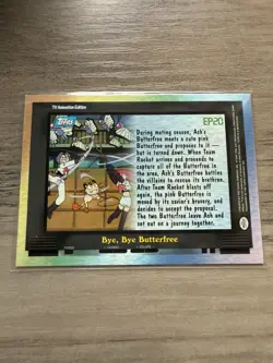 Bye, Bye Butterfree EP20 Non-Holo - Pokemon Topps Series 2 - 1999 - Image 2