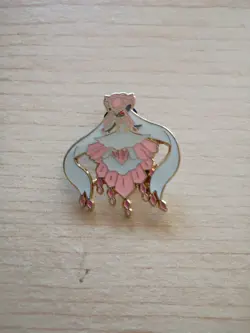 Mega M Diancie Metal Enamel Pin Pokemon TCG - Image 1