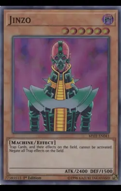 Yugioh! LP Jinzo - MYFI-EN041 - Super Rare - 1st Edition Near Mint, English - Image 1