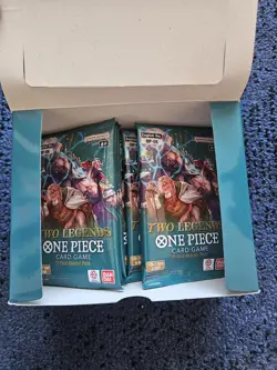 11 OP-08 Two legends packs One Piece TCG Likely Dead Packs with opened booster - Image 2