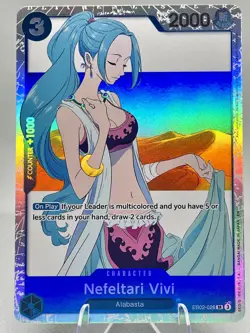 NEFELTARI VIVI - One Piece EB02-026 - SR Super Rare - Anime 25th Collection - Image 2
