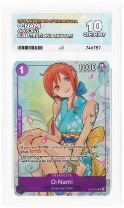 2025 O-Nami (Illustration Box Vol.1) OP05-062 One Piece Foil ACE 10 - Image 1