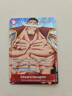 Edward.Newgate (004) (Alternate Art) OP02-004 Paramount War Foil - Image 1