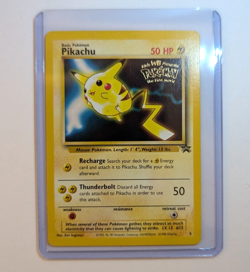 Vintage Pokemon the First Movie Promo Pikachu Card (1999) Lightly Played (LP) - Image 1