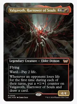 Valgavoth, Harrower of Souls (Borderless) Duskmourn: House of Horror Regular - Image 1