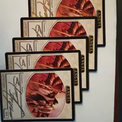 Magic The Gathering - 1x Signed Angel Token (mtg) Khans of Tarkir - 5 avail - Image 1