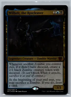 MTG Commander: Innistrad: Midnight Hunt Wilhelt, the Rotcleaver #002 Display - Image 1