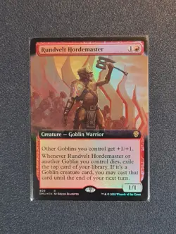 MTG Rundvelt Hordemaster - Extended Art Foil - DMU - Near Mint+ Condition - Image 1