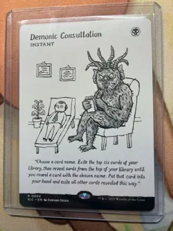 Demonic Consultation - Secret Lair Encyclopedia Drop - R0004 - English - Image 1