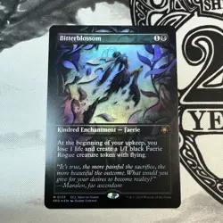 MTG Lorwyn Special Guest - Bitterblossom Borderless Foil (SPG 0133) - Image 1