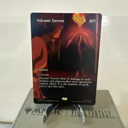 Volcanic Torrent Borderless Foil 0037 MTG Magic Avatar: The Last Airbender - Image 1