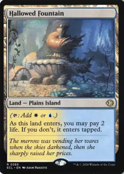 Hallowed Fountain - Lorwyn Eclipsed (ECL) Regular NM #265 MTG - Image 1