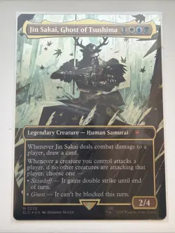 Jin Sakai, Ghost of Tsushima (Rainbow Foil) Secret Lair Drop Foil NM/M - Image 1