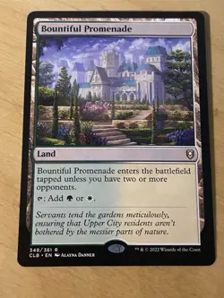 Bountiful Promenade - NM MTG CLB - Battle for Baldur's Gate 348/361 Rare - Image 1