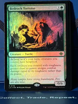 MTG Ixalan Bedrock Tortoise Foil LCI NM - Image 1