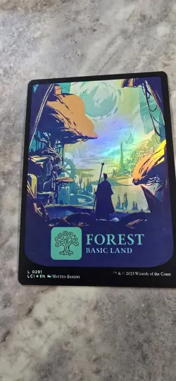 Forest (0291) The Lost Caverns of Ixalan Foil Land MTG NM - Image 2