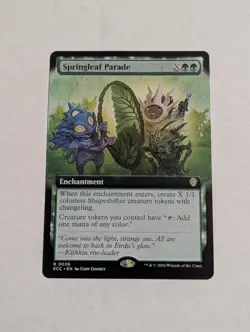 Springleaf Parade (Extended Art) Commander: Lorwyn Eclipsed Regular - Image 1
