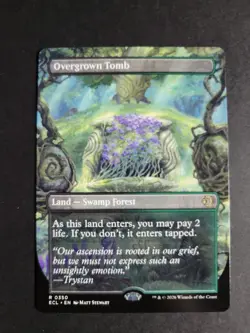 Overgrown Tomb (Borderless) Rare MTG Lorwyn Eclipsed - Image 1
