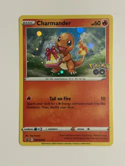 Charmander Pokemon Go SWSH232 Black Star Promo Pokemon TCG Card - Image 1
