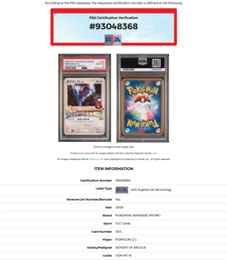 PSA 10 Porygon-Z 035/DPt-P Gym Challenge 2009 Prize Promo Pokemon Card GEM MINT - Image 4