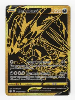 Eternatus V SV121/SV122 Ultra Rare Holo Card Shining Fates Pokemon TCG - Image 1