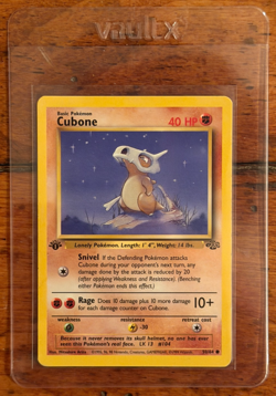 1999 Pokemon Cubone 1st Edition 50/64 Jungle Regular - Image 1