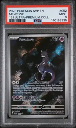Pokemon Mewtwo #052 Black Star Promo 151 Ultra Premium - PSA 9 - Image 1