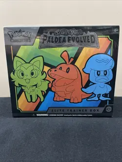 Pokemon TCG Scarlet & Violet Paldea Evolved Elite Trainer Box (ETB) Sealed - Image 1