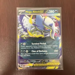 Pokemon TCG Mega Evolutions Mega Absol EX Card #86/132 Near Mint Condition - Image 1