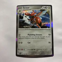 Pokemon -Scizor -141/197 - Obsidian Flames - Holo Rare - NM/M - Image 1