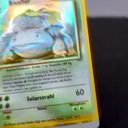 Venusaur Bisaflor 15/102 German Base Set Holo Rare WOTC 1999 Pokemon Card MP - Image 4