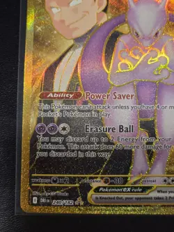 Pokemon Team Rockets Mewtwo EX Special Illustration Destined Rivals 240/182 - Image 4