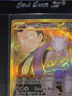 Pokemon Team Rockets Mewtwo EX Special Illustration Destined Rivals 240/182 - Image 5