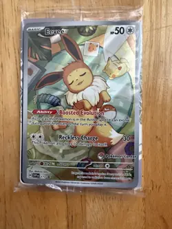 Pokemon Center Exclusive Eevee #173 Stamped Promo Prismatic Evolutions SEALED - Image 1