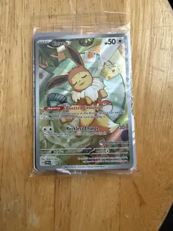 Pokemon Center Exclusive Eevee #173 Stamped Promo Prismatic Evolutions SEALED - Image 5