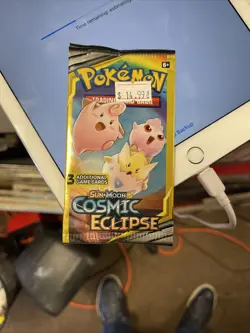 4 Pokemon Sun Moon Cosmic Eclipse Booster Pack - Togepi (FACTORY SEALED) 820650805899 - Image 3