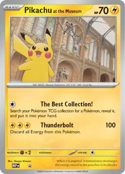 Pokemon x Natural History Museum Pikachu At The Museum Jumbo - PREORDER 27th Jan - Image 1