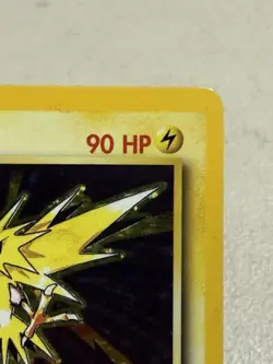 Zapdos 016/102 Unlimited Base Set Holo Pokemon Card - MP - Image 3